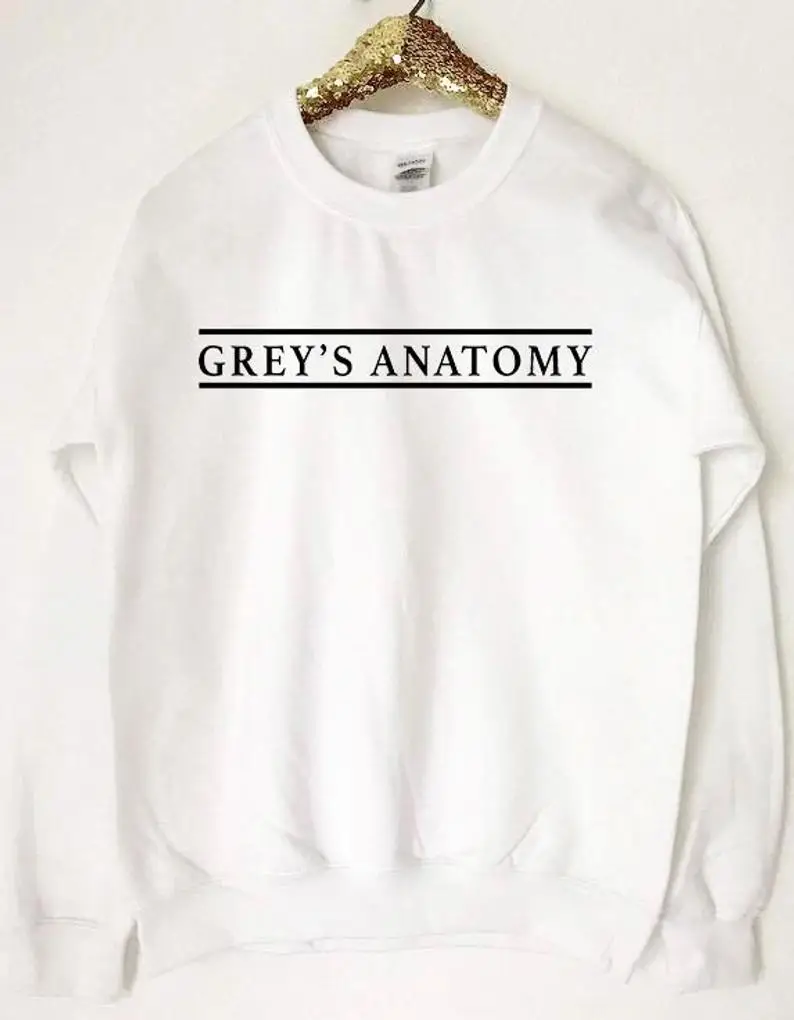 Милая Толстовка GREYS Anatomy унисекс You're My Favorite Person серая толстовка tumblr джемпер