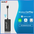 Carlinkit Carplay беспроводной смарт-ключ Apple CarPlay для Android навигатор плеер мини USB Carplay с Android авто