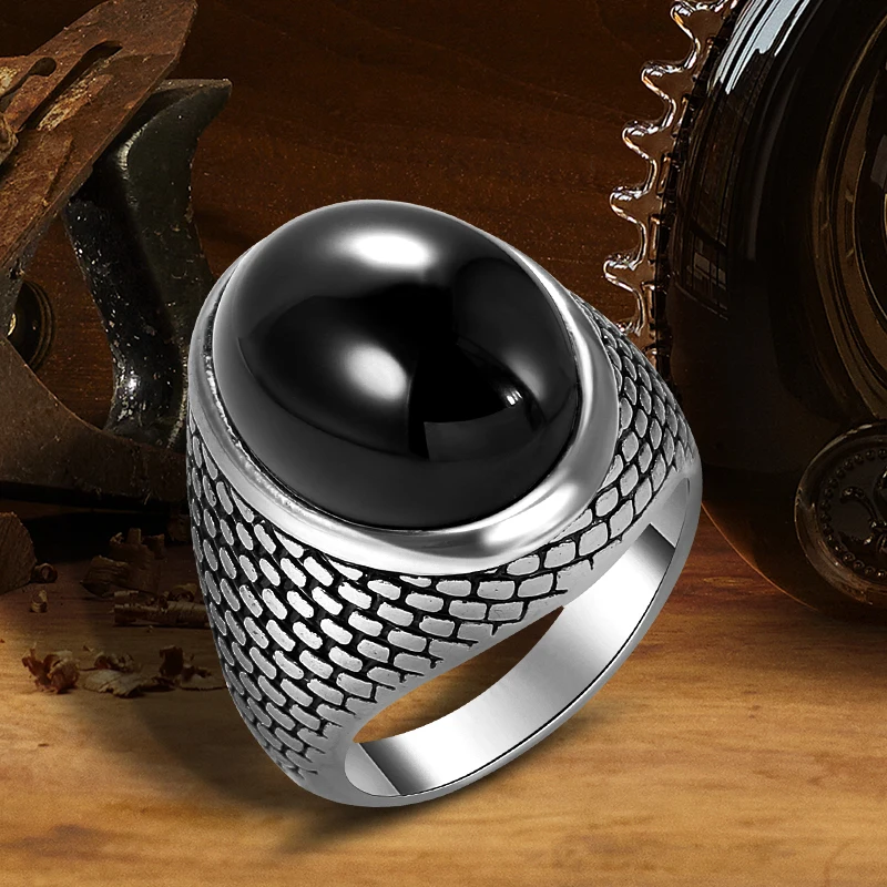 Роскошное винтажное мужское бриллиантовое кольцо Kinel овальной формы в стиле панк