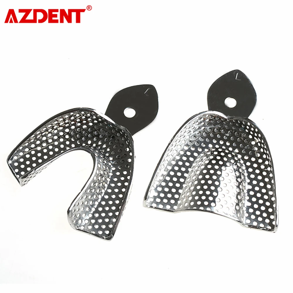 6 шт/комплект стоматологический слепочный поддон Нержавеющая сталь L/M/S Размеры