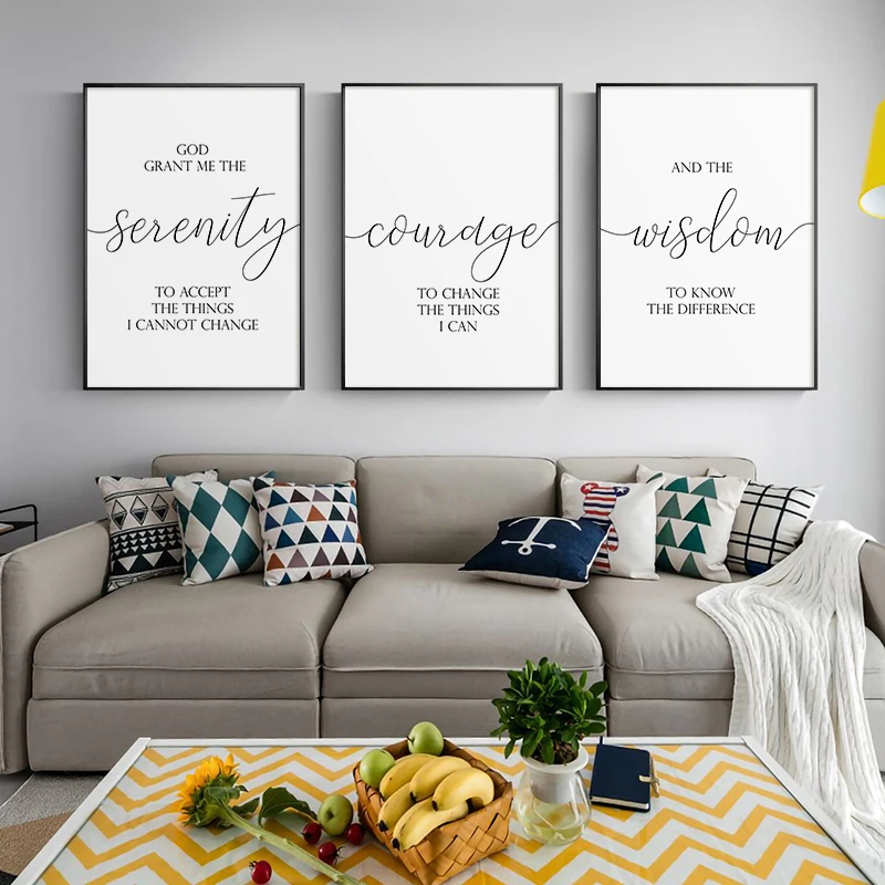 

Nordic Minimalist Quotes Canvas Painting Posters and Prints Wall Art Pictures For Bedroom Living Room Modern Style Home Decor