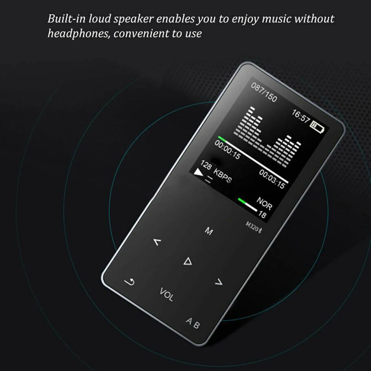 Цифровой Hi Fi Bluetooth MP3 музыкальный плеер Портативный fm радио USB мини BT диктофон с