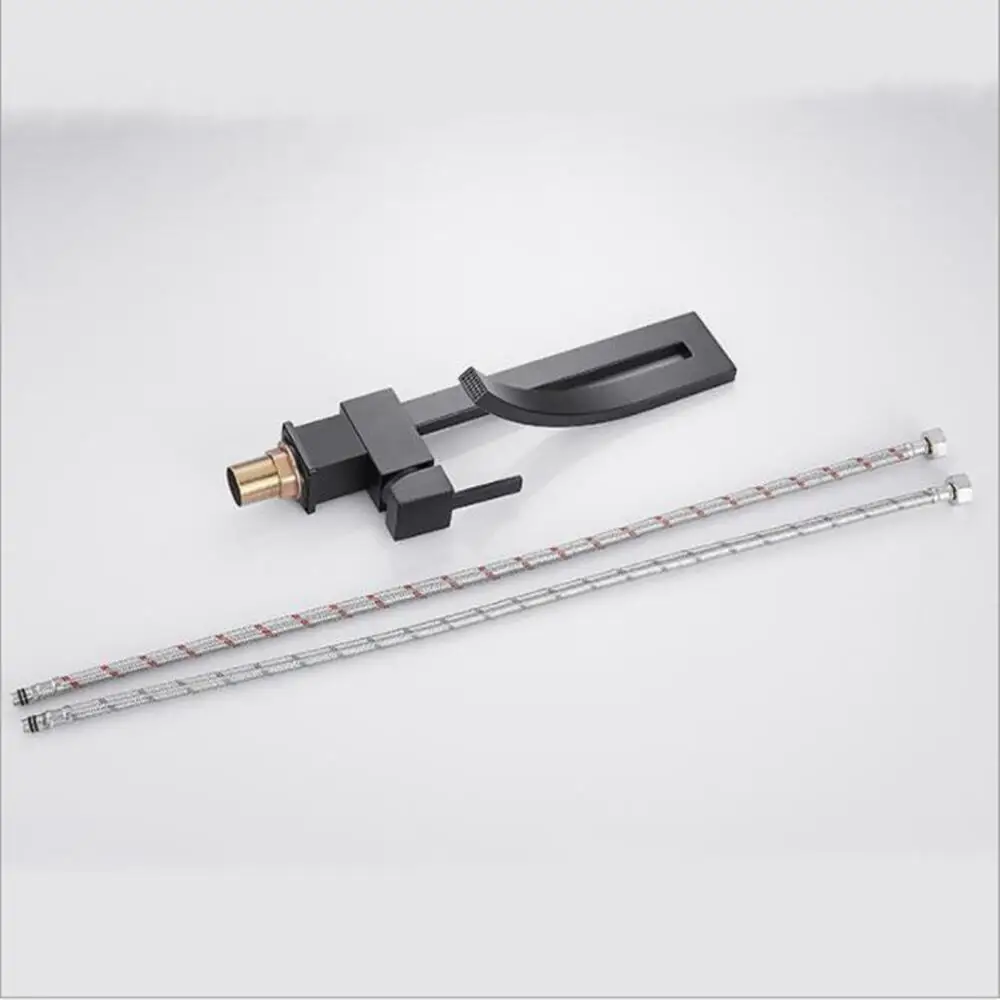 Латунный Смеситель для раковины квадратный кран ванной комнаты крепление на