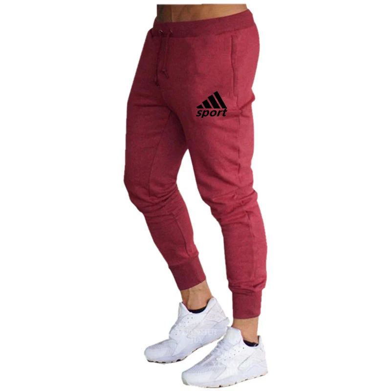 

New Jogging Pants Men Sport Sweatpants Running Pants GYM Pants Men Joggers Cotton Trackpants Slim Fit Pants Bodybuilding Trouser