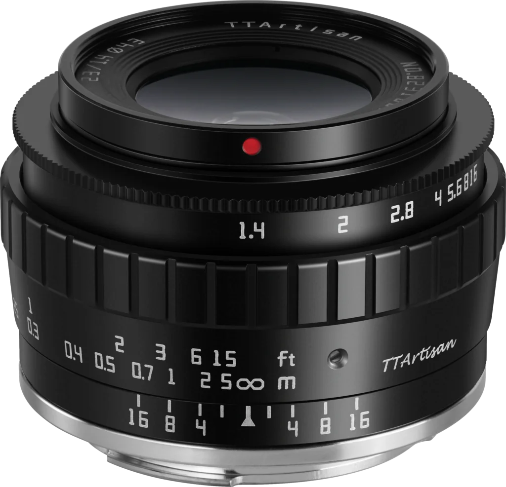 TTArtisan 23 мм F1.4 APS-C большой ручной объектив с диафрагмой для Sony E Nikon Z Fuji X Canon EOS M M4/3 MFT