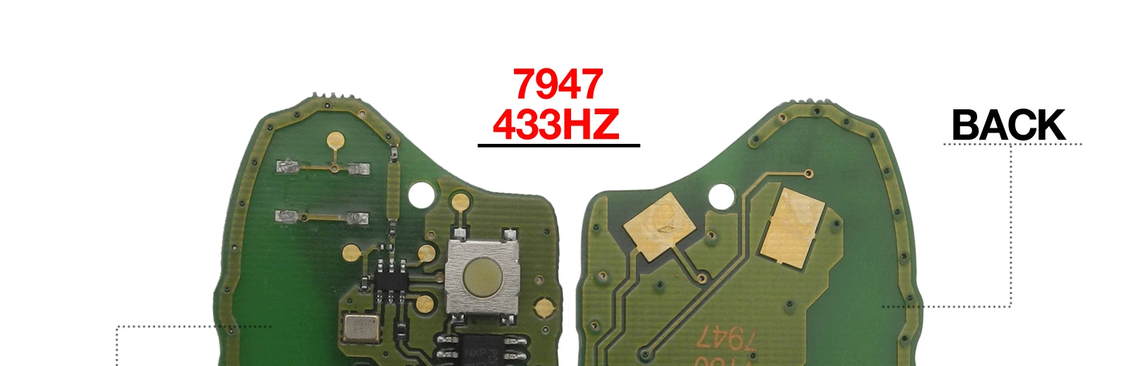 Jingyuqin 10p Автомобильный Дистанционный ключ Костюм для Renault Megane Modus Clio Kangoo Logan Sandero Duster ASK PCF7946/PCF7947 с чипом 433 МГц