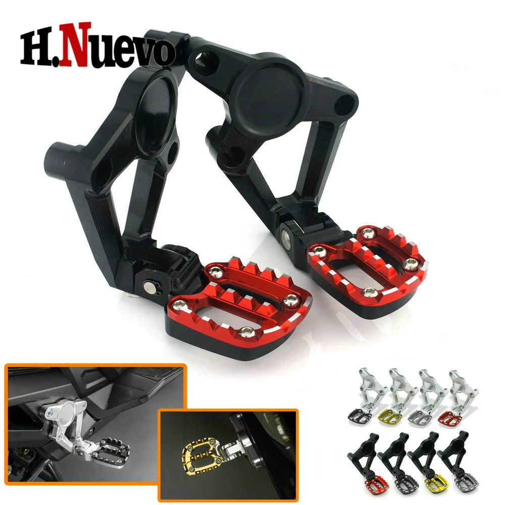 Rear Passenger Footrest Folding Foot Peg Moto For XADV 750 Accessories 2017 2018 X ADV X-ADV Motorcycle Aluminum Black | Автомобили и