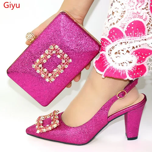 

doershow Nigerian Party nice Shoe and Bag Sets Italian Shoes and Bags Set for party African Matching Shoes and Bags!!SYT1-3