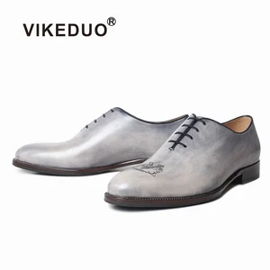 Vikeduo новая индивидуальная мужская кожаная обувь ручной работы, платья из натуральной кожи, свадебные платья, деловые мужские платья Sh