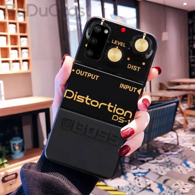 

Vintage Boss Distorion Pedal Phone Case for Samsung S20 plus Ultra S6 S7 edge S8 S9 plus S10 5G
