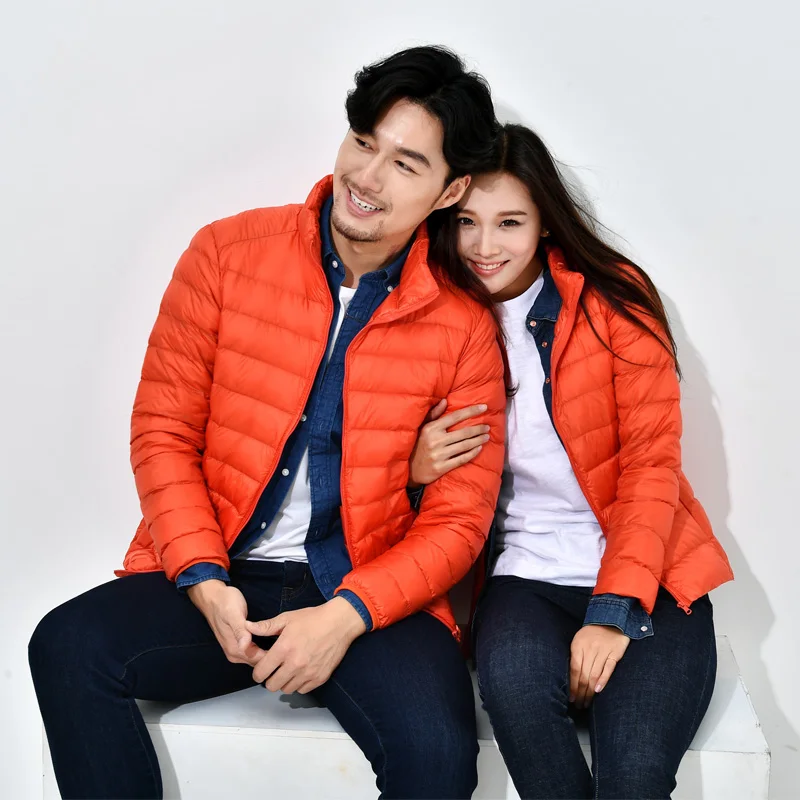 Fitaylor 2021 Men Autumn White Duck Down Jackets Fashion Hooded Plus Size S-7L Ultralight Coat Portable Slim Parkas |