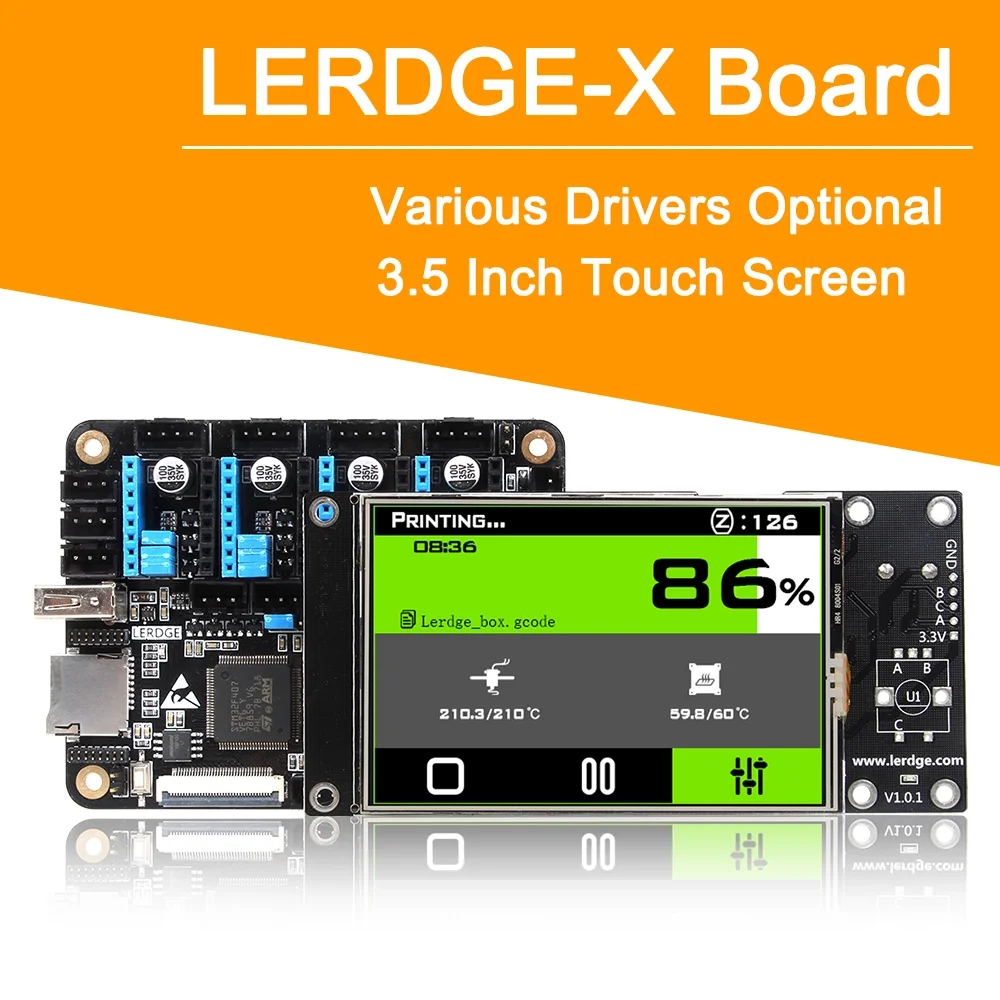 3DSWAY 3D-принтеры Запчасти 32 бит Lerdge X доска X2 комплект материнская плата TMC2209