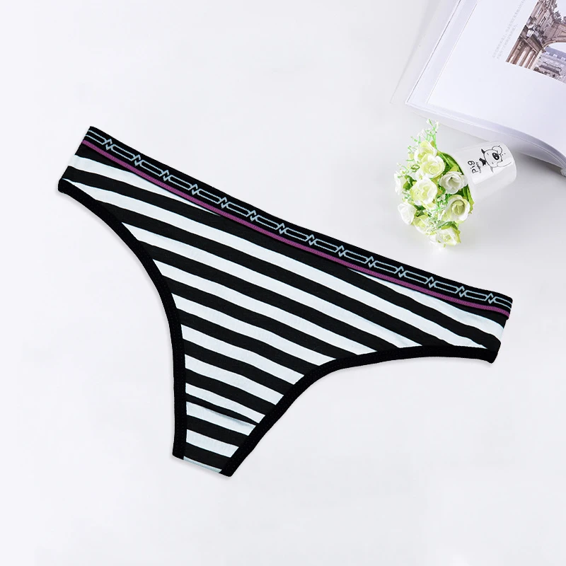 Сексуальные стринги из хлопка женские трусики с Т образным ремешком женское