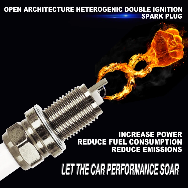 4, 6 шт., двойная Свеча зажигания NP21 для IK16, BKR5E, BKR5EIX, PK16TT, BKR5E-11, NISSAN, TOYOTA, ISUZU, MITSUBISHI, JAGUAR