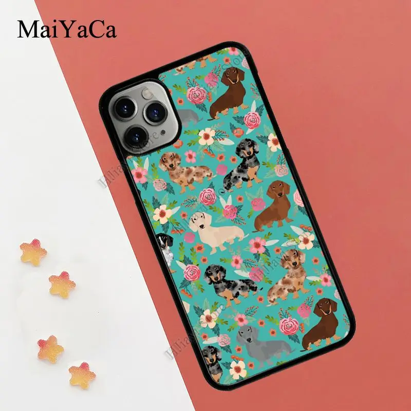 Чехол MaiYaCa с рисунком таксы для iPhone 12 Pro Max mini 11 XS X XR SE 2020 6S 7 8 Plus | Мобильные телефоны