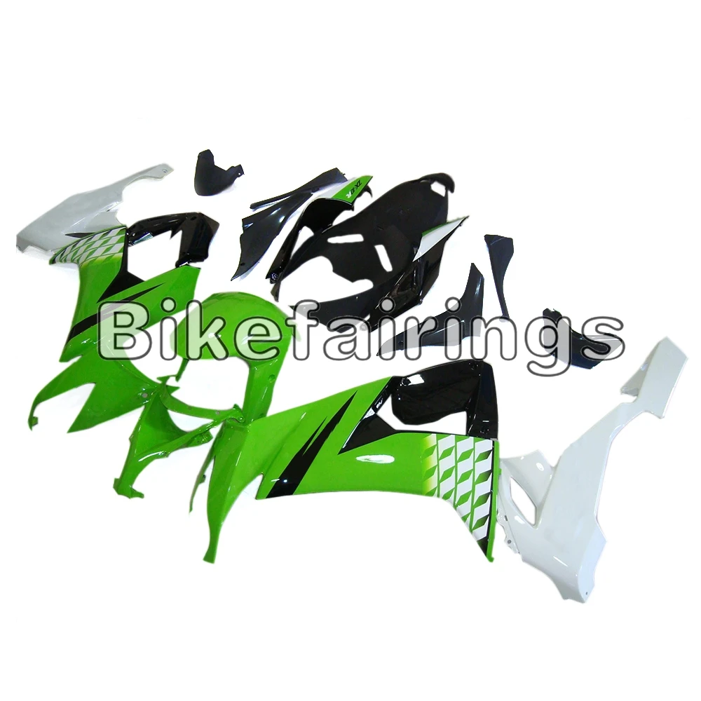 Подходит для ZX10R 2008 2009 2010 ZX-10R 08 09 10 мотоциклы рамы кузова зеленый Черный и белый