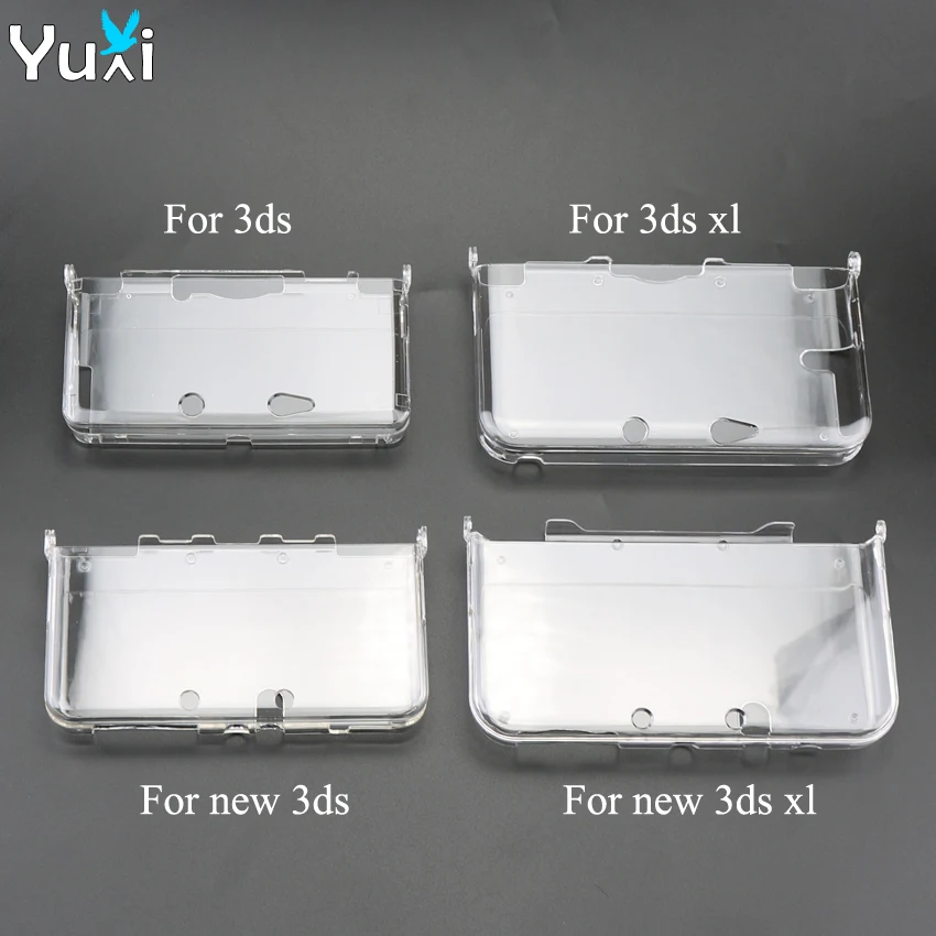 

YuXi Plastic Clear Crystal Protective Hard Shell Skin Transparent Case Cover For Nintendo New 3DS / 3DS XL LL Game Console