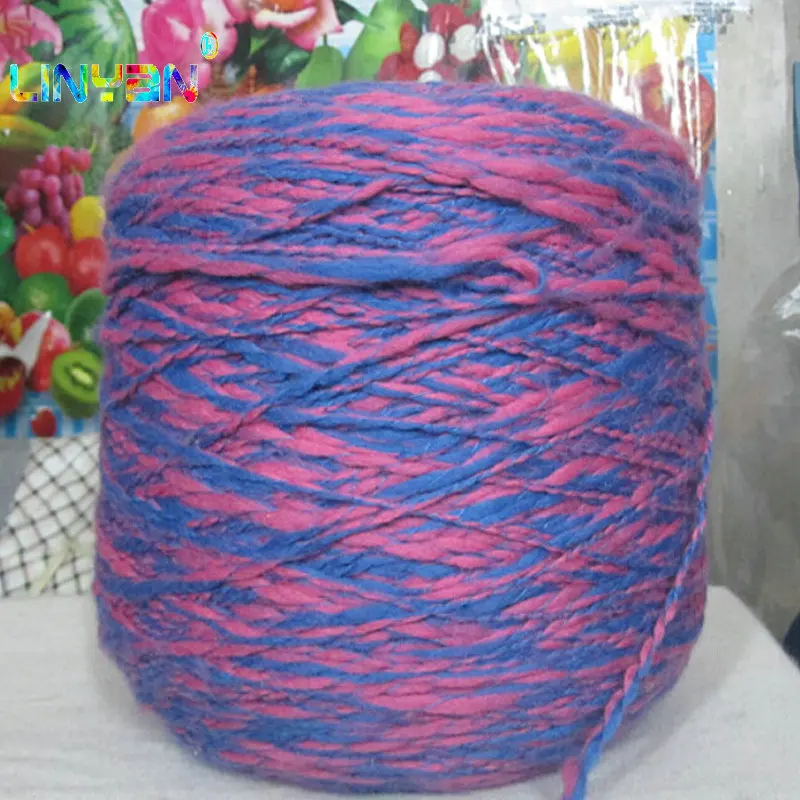500 г/skein разноцветный шерстяной кашемировый Плотный трикотаж ручная вязка пряжа