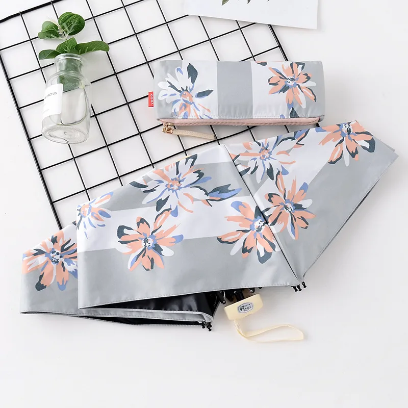 

Kocotree mini pocket umbrella rain women paraguas plegable sun protection Anti-UV umbrella parapluie folding women Umbrella