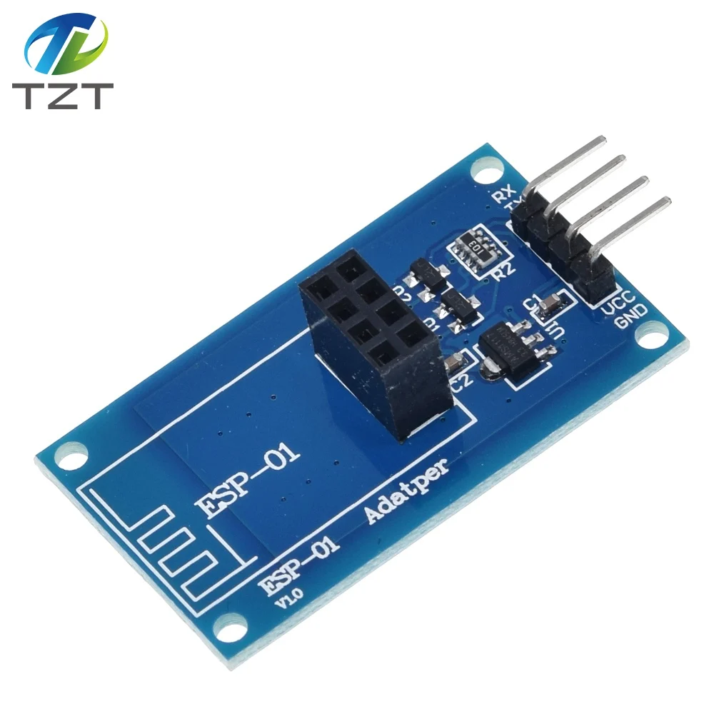 Модуль беспроводного адаптера TZT ESP8266 Φ Serial WiFi 3 В 5 Esp01 разрывная функция