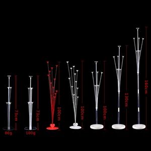 1 комплект прозрачный базовый шест, настольный плавающий подставка, воздушные шары, свадебное украшение, воздушные шары для дня рождения, латексная фольга, основание для воздушных шаров