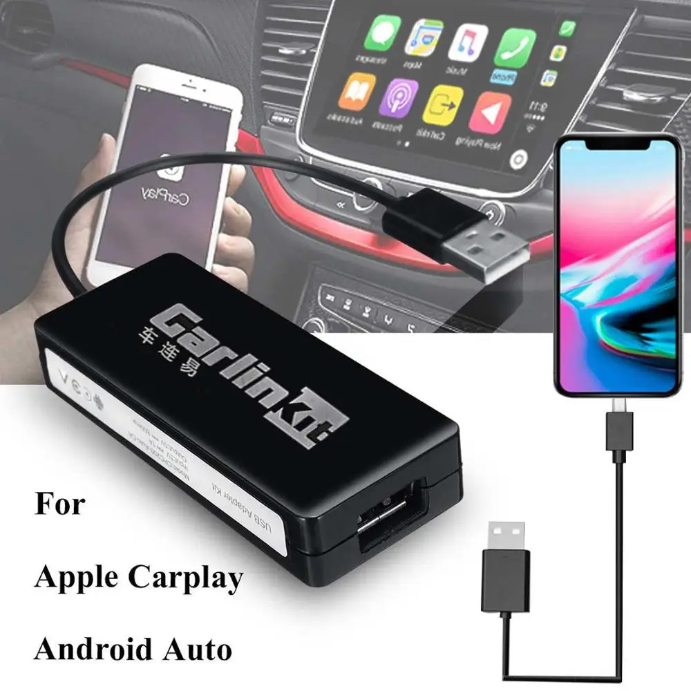 Carlinkit Carplay адаптер для Apple Android автомобильный ключ воспроизведения Iphone Mirror Link