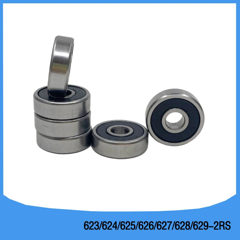 10PCS 623-2RS 623RS 623 R-1030RS ABEC-5 deep groove ball bearing 3x10x4mm miniature | Обустройство дома