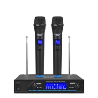 wireless microphone g mark g210v professional 2 channels karaoke handheld mic for party singing church show home