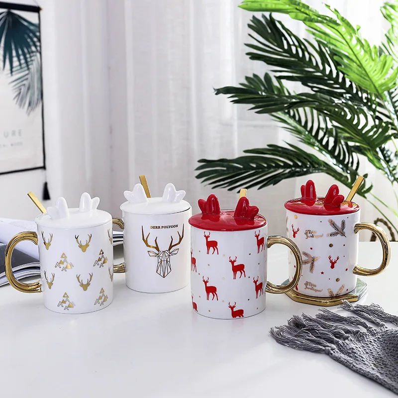 2019 новый подарок на Рождество керамическая креативная кружка чайная чашка
