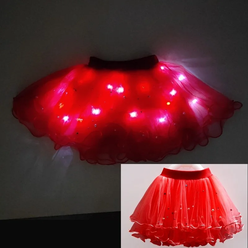 Новинка 2020 шифоновые трехслойные юбки с бусинами фатиновые Юбки принцессы