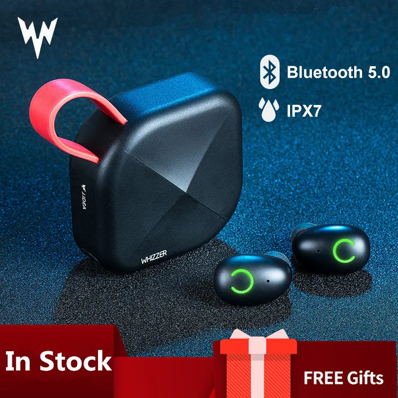 Whizzer B6 беспроводные наушники Bluetooth 5,0 наушники TWS наушники IPX7 водонепроницаемая Поддержка Aptx 45h время воспроизведения для IOS/Android