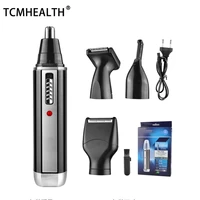 tcmhealth 4 in 1 nose and ear trimmer for men nose removal beard trimmer multifunctional waterproof barber suit hair clipper