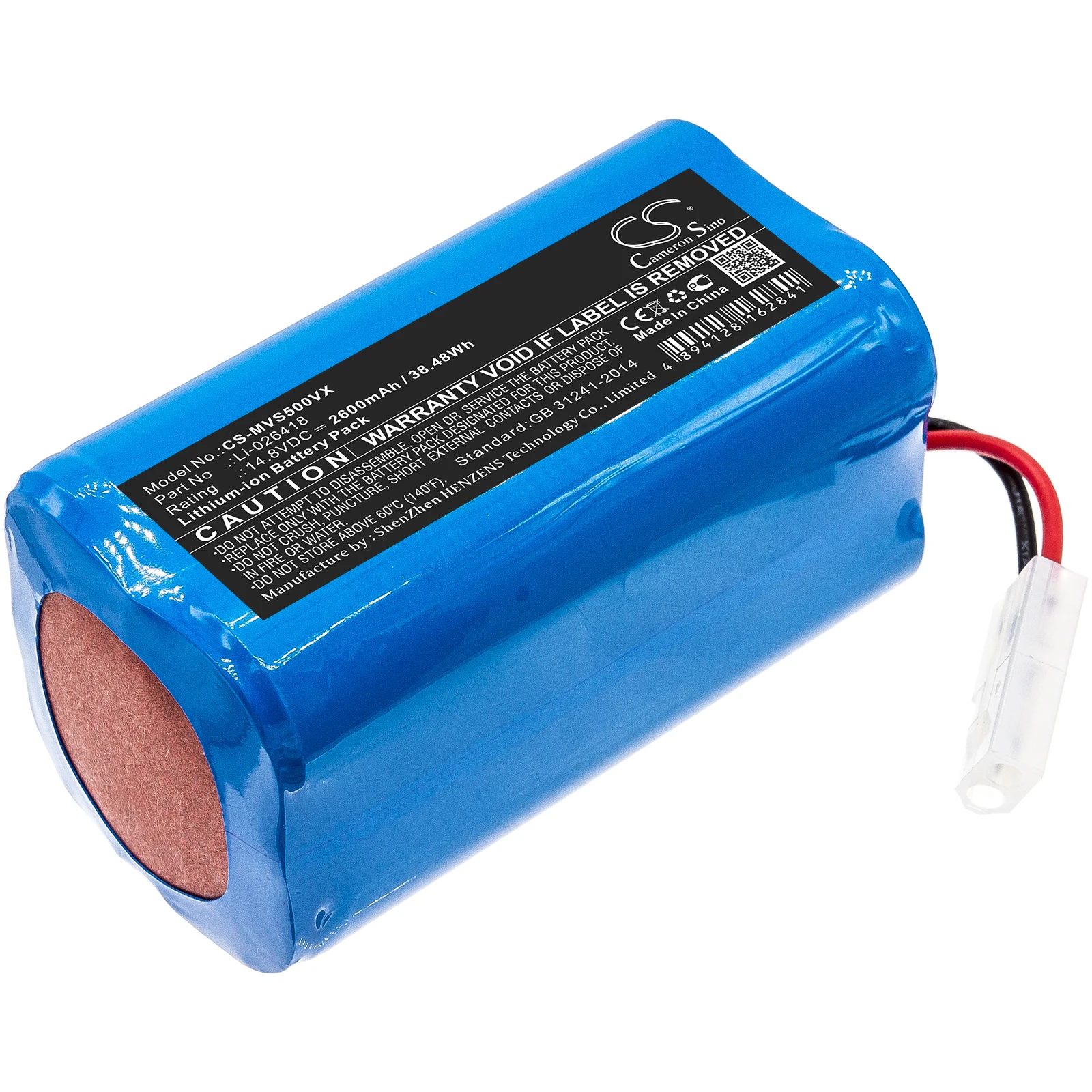 

Аккумулятор для myVacBot SN500, Li-026418 14,8 в/мА
