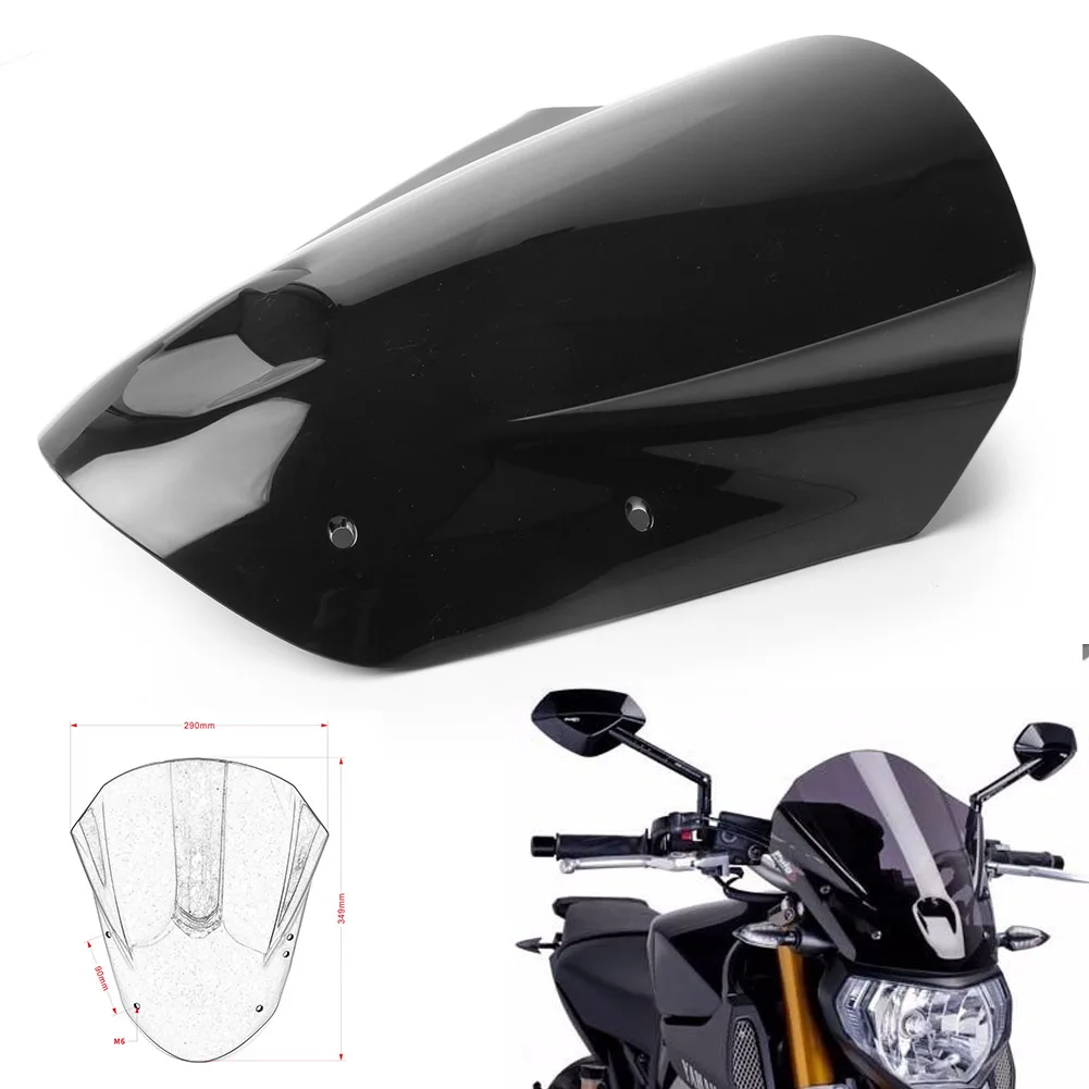 GZYF лобовое стекло ветрового стекла w/болты кронштейн для Yamaha MT09 FZ09 2013 2014 2015