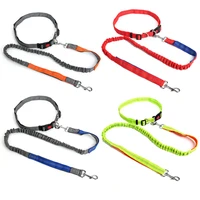 pet elastic stretch waist rope running belt can stretch dog rope dog tow rope waist running waist rope