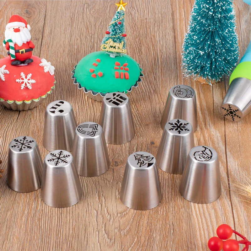 33 шт./компл. Кондитерские сопла из нержавеющей стали русские наконечники для труб