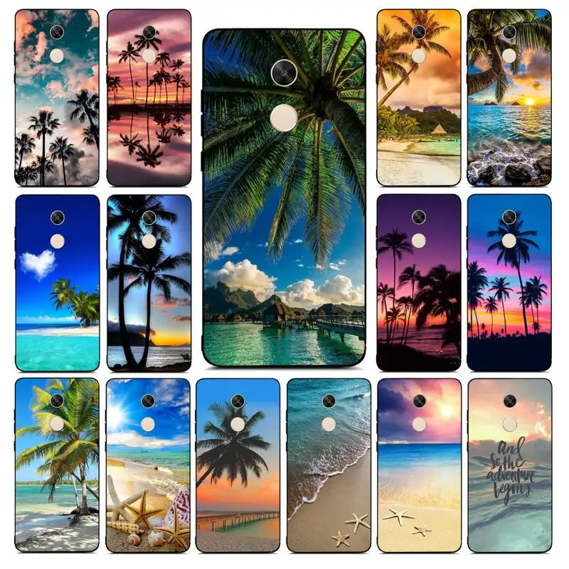 

MaiYaCa The Sea Waves Beach spray ocean island Soft Silicone TPU Phone Cover For Redmi 7 8 7A 4X 6A 5 plus 6 Note 7 8 pro 5 4 5A