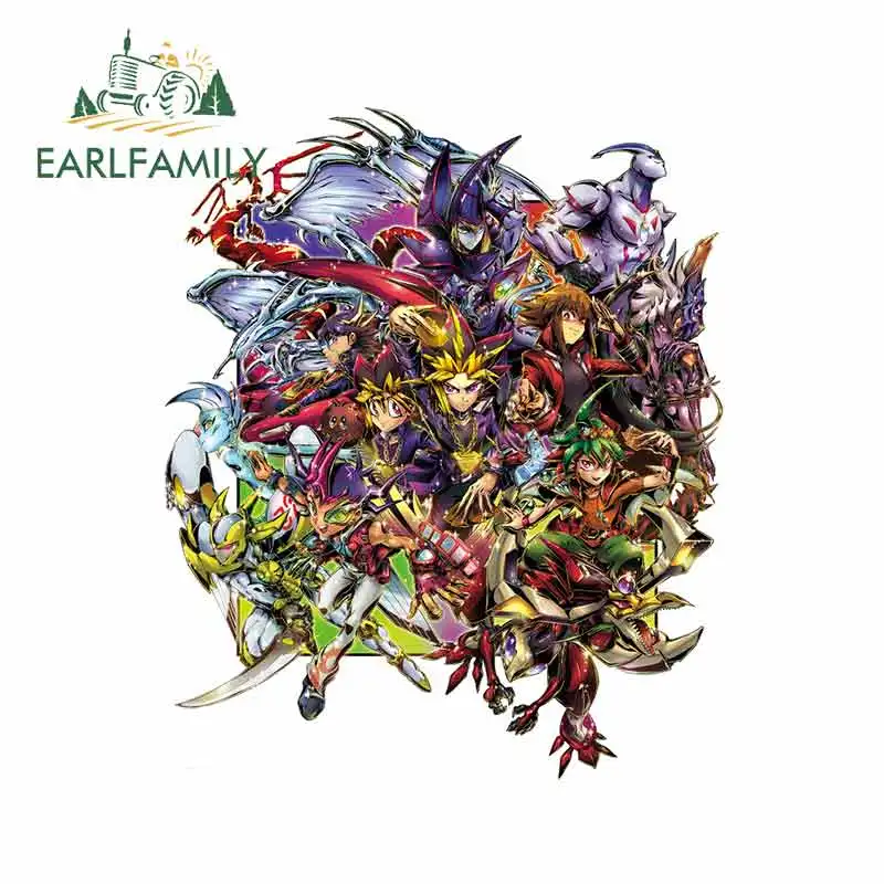 

EARLFAMILY 13 см x 12,5 см для дуэли, монстров, наклейка на машину, s и наклейки, виниловые DIY аниме водонепроницаемые устойчивые к царапинам украшения