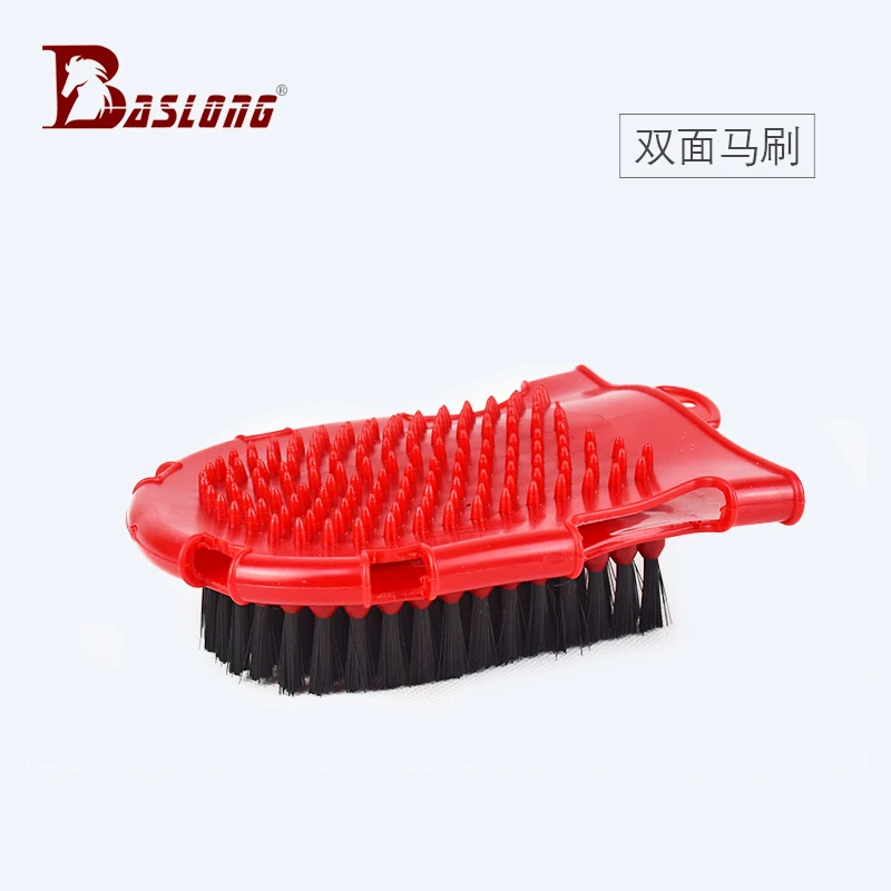 Двусторонняя кисть для массажа ладони можно носить мытья лошадей|Товары ухода за
