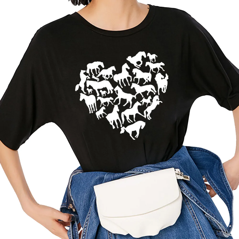 Женская футболка с коротким рукавом в стиле Харадзюку|Футболки| |