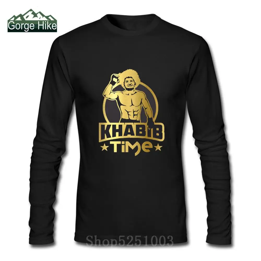 Khabib Nurmagomedov Alhamdulillah Homme забавная Золотая одежда для воина MMA Boxer t shirts Humour tee shirt топ с
