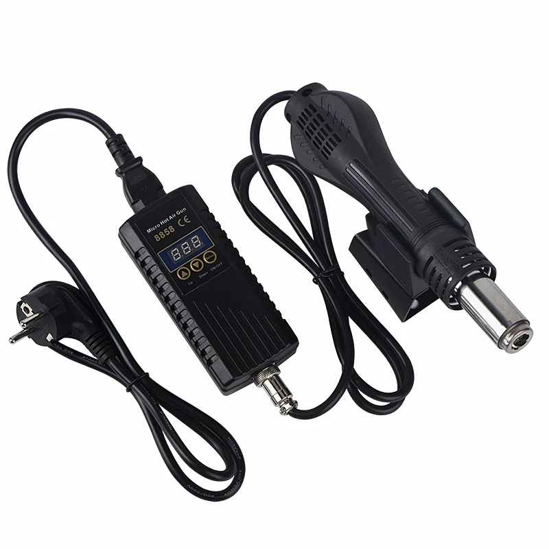 Hot air gun 8858 Micro Rework soldering station LED Digital Hair dryer for 700W Heat Gun welding repair tools | Инструменты