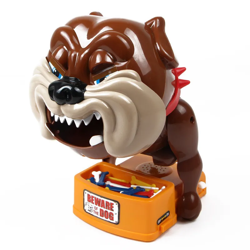 Забавная игра Tricky Toys креативная остерегающаяся порочная собака кусает руку для