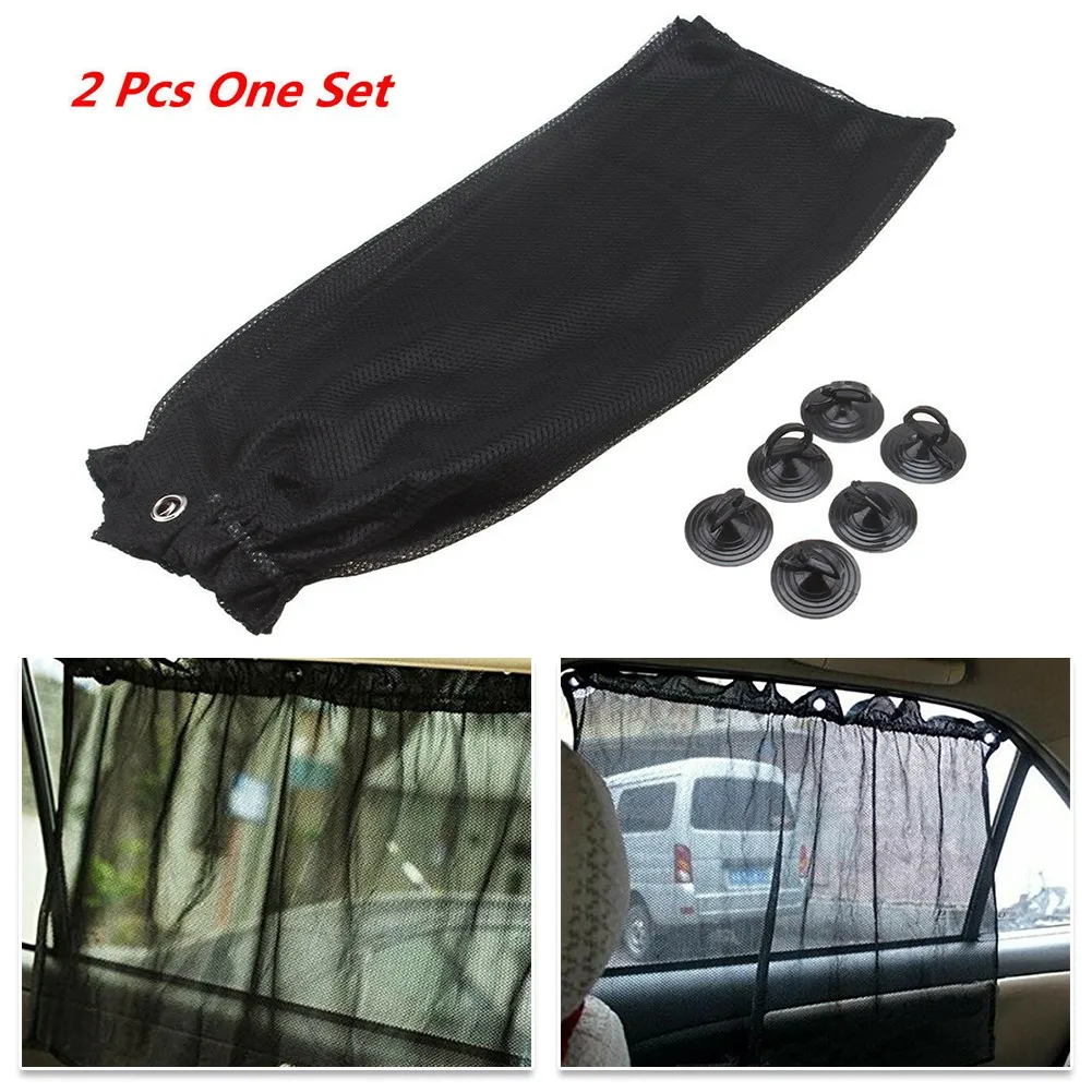 

Window Car Curtains 2Pcs Accessory Curtain Foldable Replacement Sunshade UV Protector