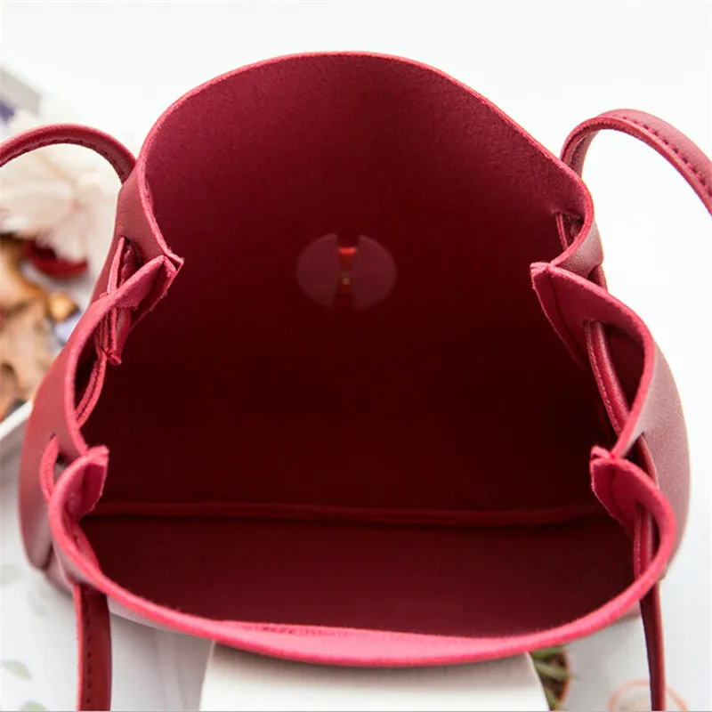 

New Women Crossbody Bag luxury Handbags Women PU Leather Handbags Small Bucket Shoulder Messenger Bag for Girls Bolsa Feminina