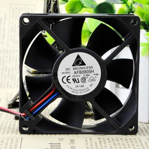 For Delta AFB0805H 8025 DC 5V 8CM double ball-bearing 35.31CFM 3000RPM axial cooling fan 80X80X25MM