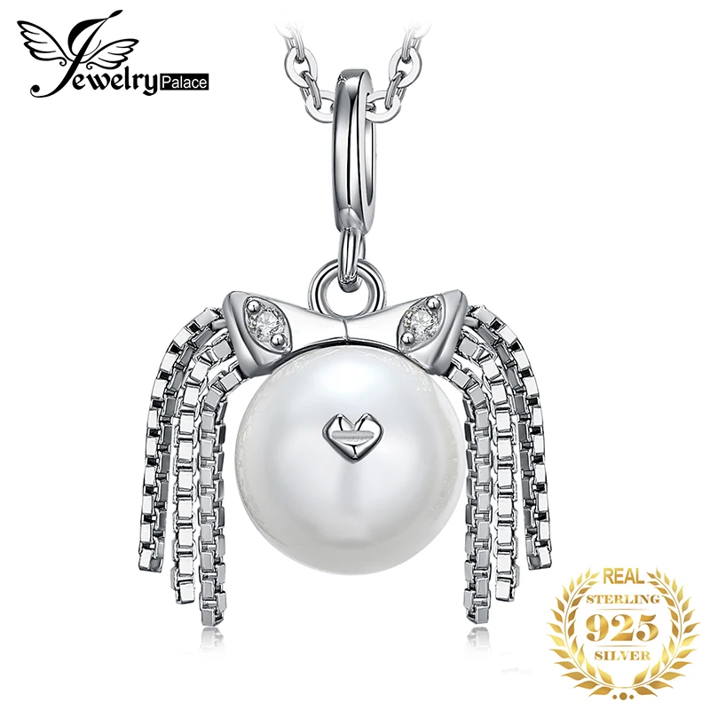 Знак Зодиака Дева подвеска из перламутровой жемчужины Цепочки и ожерелья 925