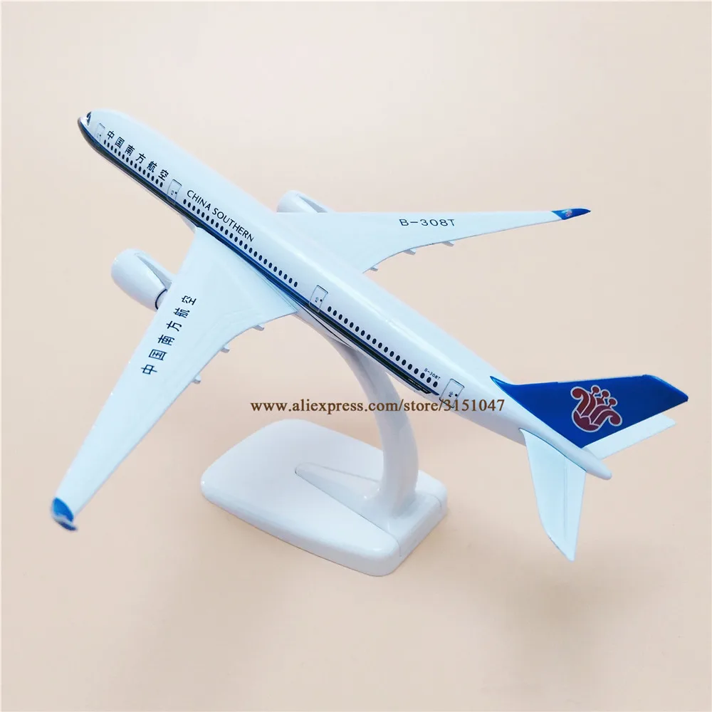 

20cm Model Airplane Air China Southern A350 Airbus 350 Airways Airlines Metal Alloy Plane Model Diecast Aircraft