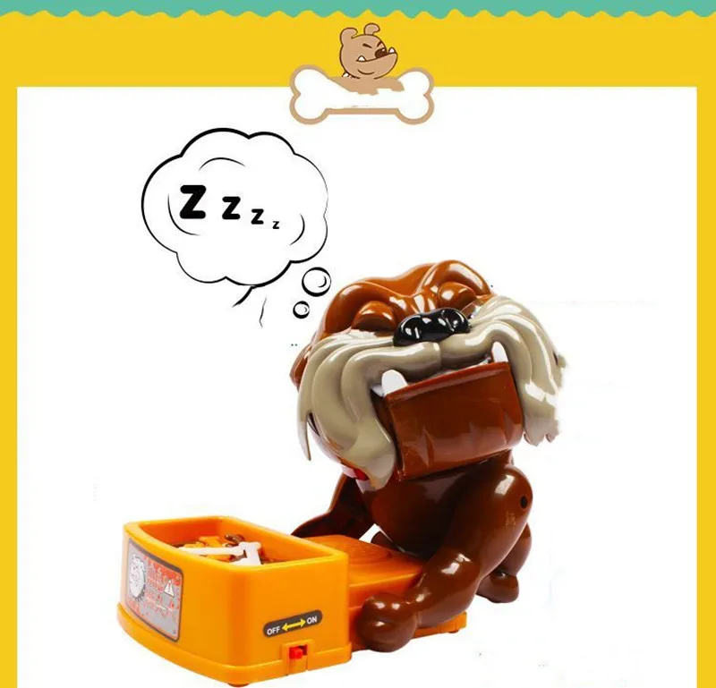 Забавная игра Tricky Toys креативная остерегающаяся порочная собака кусает руку для