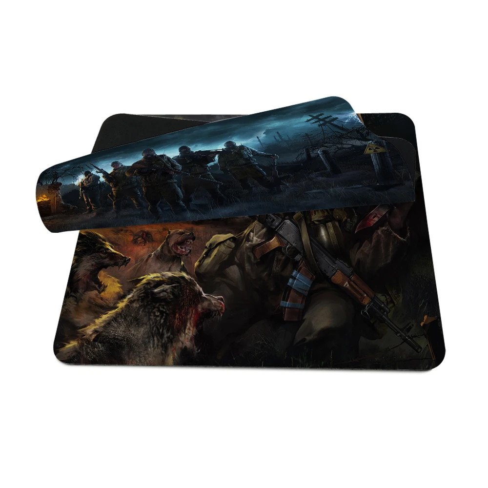 Бесплатная доставка интересно узор Сталкер Коврик Для Мыши игровые или офисные